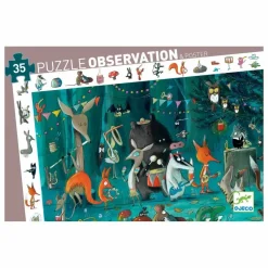 Hot Djeco Puzzle Observation L'orchestre - 35 pièces Multicolore
