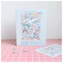 Homme La Petite Épicerie Puzzles|Jeux Éducatifs|Puzzle Palm Springs par Jacqueline Colley - 1000 pièces