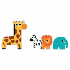 Discount Djeco Puzzle Primo dans la jungle Multicolore
