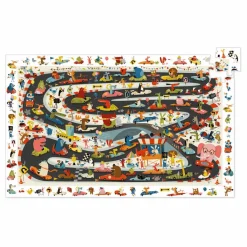 Djeco Puzzle Rallye automobile 54 pièces Multicolore Clearance