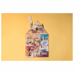 Londji Puzzles|Jeux Éducatifs|Puzzle recto-verso Welcome to my Home - 36 pièces