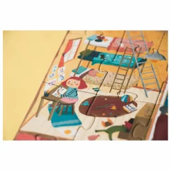 Londji Puzzles|Jeux Éducatifs|Puzzle recto-verso Welcome to my Home - 36 pièces