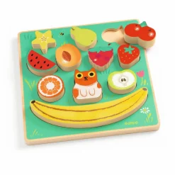 New Djeco Puzzle relief Boom Happy Multicolore