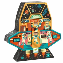 Djeco Puzzle Station Spatiale - 54 pièces Multicolore Online
