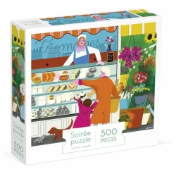 Janod Puzzle Sur le marché - 500 pièces Multicolore