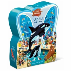 Discount Crocodile Creek Puzzle Une journée à l'aquarium - 48 pièces Multicolore
