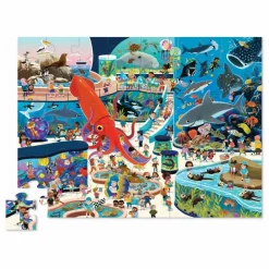 Discount Crocodile Creek Puzzle Une journée à l'aquarium - 48 pièces Multicolore