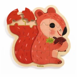 Djeco Puzzlo Nut Multicolore Outlet