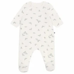 Petit Bateau Pyjamas, Sous-Vêtements|Pyjamas Et Bodies|Pyjama à Pieds Barinou Coton Bio |