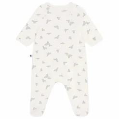 Petit Bateau Pyjamas, Sous-Vêtements|Pyjamas Et Bodies|Pyjama à Pieds Barinou Coton Bio |