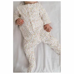 Rose in April Pyjama à pieds en jersey Amalia Mini-cœurs |