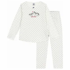 Enfant Petit Bateau Pyjama à Pois Zèbres Coton Bio |