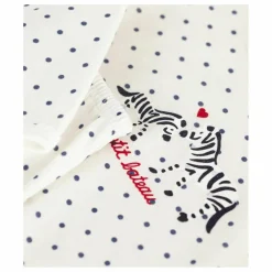 Enfant Petit Bateau Pyjama à Pois Zèbres Coton Bio |
