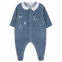 Outlet Tartine et Chocolat Pyjama Alphabet | Bleu gris