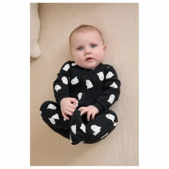 Petit Lem Pyjama Avec Pieds Fantômes Phosphorescents Coton Bio |