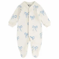 Sleepy Doe Pyjamas, Sous-Vêtements|Pyjamas Et Bodies|Pyjama avec pieds Nœuds Coton Bio |