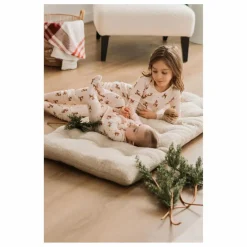 Best Petit Lem Pyjama Avec Pieds Rennes Coton Bio | Rose pâle
