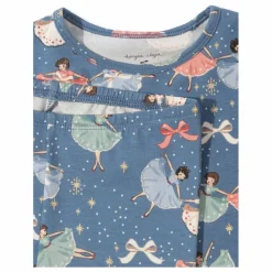 Clearance Konges Sløjd Pyjama Ballerines Coton Bio | Bleu