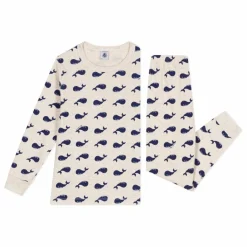 Petit Bateau Pyjama Bordeaux Coton Bio | Beige Discount