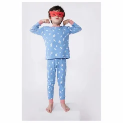 Enfant Petit Bateau Nuit, Sous-Vêtements|Pyjama Bretona Avec Cape Flash Coton Bio |