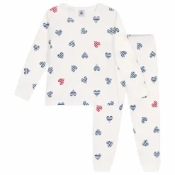 Best Petit Bateau Pyjama Bretonne Coton Bio | Blanc