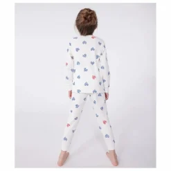 Best Petit Bateau Pyjama Bretonne Coton Bio | Blanc