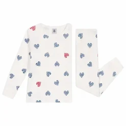 Best Petit Bateau Pyjama Bretonne Coton Bio | Blanc
