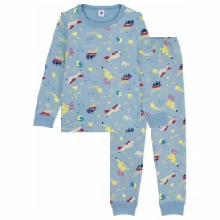 Clearance Petit Bateau Pyjama Constellation Coton Bio | Bleu