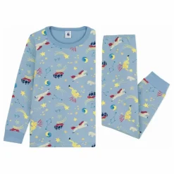 Clearance Petit Bateau Pyjama Constellation Coton Bio | Bleu