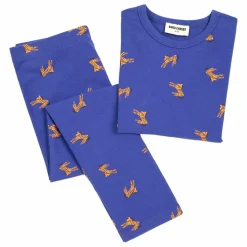 Enfant Bobo Choses Pyjama Côtelé Zèbres Coton Bio |