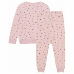 Enfant Petit Bateau Nuit, Sous-Vêtements|Pyjama Cœurs et Fleurs Coton Bio |