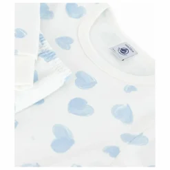 Enfant Petit Bateau Nuit, Sous-Vêtements|Pyjama Cœurs Peints Coton Bio |