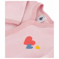 Online Petit Bateau Pyjama Dors Bien 3 Cœurs Coton Bio | Rose