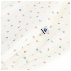 Petit Bateau Pyjamas, Sous-Vêtements|Pyjamas Et Bodies|Pyjama Dors Bien Collerette Cœurs Coton Bio |