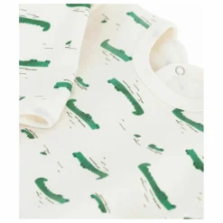 Petit Bateau Pyjamas, Sous-Vêtements|Pyjamas, Sous-Vêtements|Pyjama Dors Bien Pont Dos Crocodiles Coton Bio |