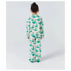 Bobo Choses Pyjama Fleuri Coton Bio | Ecru Clearance