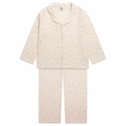 Sleepy Doe Pyjama Fleuri Gaze de Coton Bio | Rose pâle Best