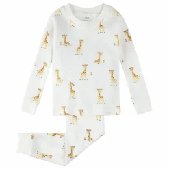 Petit Lem Pyjama Girafes Coton Bio | Ivoire Online