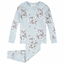 Petit Lem Pyjama Hortensias Coton Bio | Bleu ciel Online