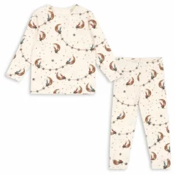 New Konges Sløjd Pyjama Lunes Coton Bio | Ecru