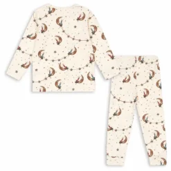 New Konges Sløjd Pyjama Lunes Coton Bio | Ecru