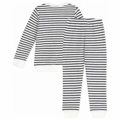 Enfant Petit Bateau Nuit, Sous-Vêtements|Nuit, Sous-Vêtements|Pyjama Marinière Eponge Modal |