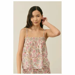 Hot Louise Misha Pyjama Minalon Coton Bio - Collection Femme | Crème