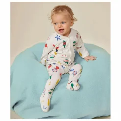 Petit Bateau Pyjama Molleton Boules de Noël |