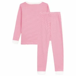 Enfant Petit Bateau Nuit, Sous-Vêtements|Pyjama Rayé Bords Contrastés Coton Bio |