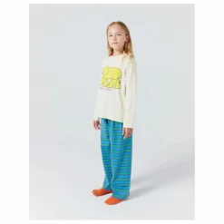 Bobo Choses Pyjama Rayé Eléphant Coton Bio | Bleu