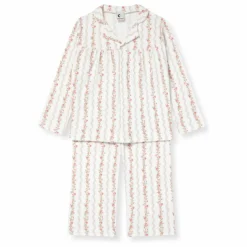 Enfant Sleepy Doe Pyjama Rayé Fleuri Coton Bio |