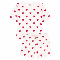 Femme Petit Bateau Nuit|Pyjama Short Cœurs - Collection Femme |