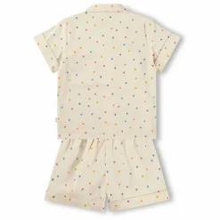 Best Molo Pyjama Short Lexi Cœurs Coton Bio | Ecru