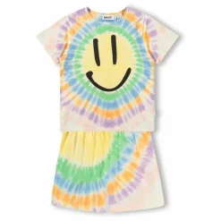 Enfant Molo Pyjama Short Luvis Smile Tie and Dye Coton Bio |